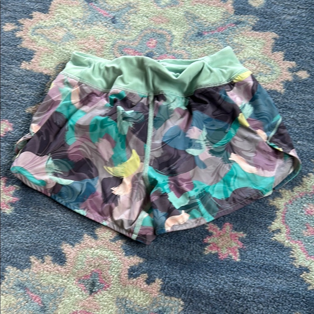 Athleta Girl Multicolor Patterned Shorts